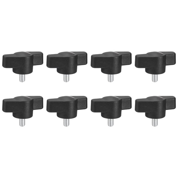8Pack Metric Carbon Steel Clamping Screw Knob T Shaped Thumb Screws M4 x 8mm