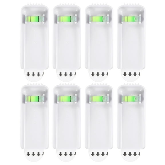 8Pack Picture Hangers, 3.3"x1.5" Picture Hanging Hook with Adhesive Strips, White