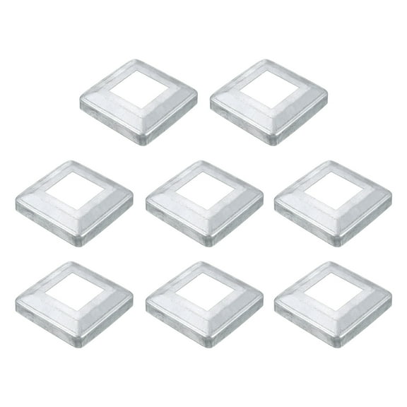 8Pack Post Base Cover, 4.25x4.25 Metal Integral Style Post Skirt Porch Column Wrap(2x2)