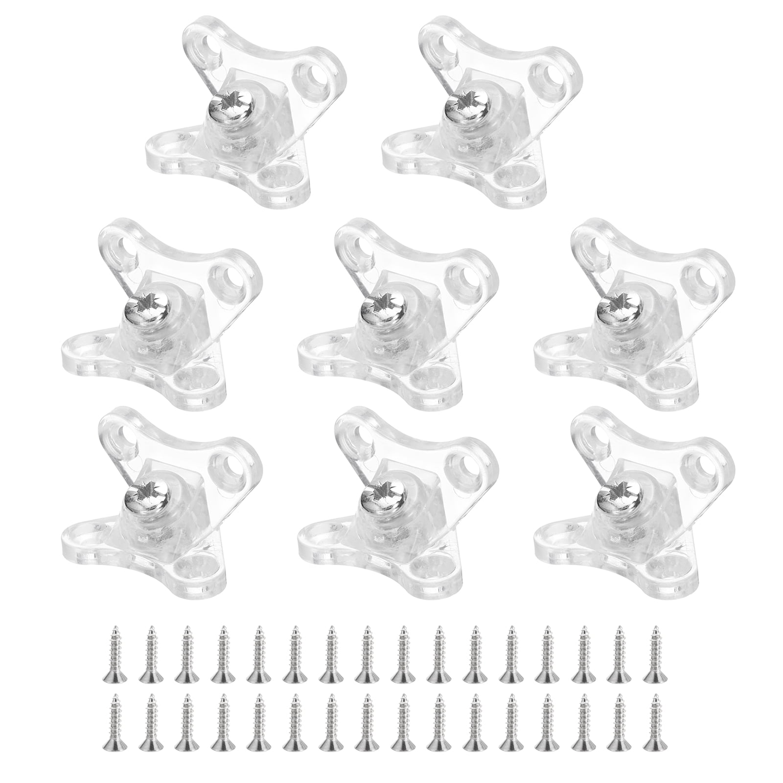 20 PCS Detachable Corner Braces - L-Shape Zinc Alloy Brackets With Screws For Furniture Repair & Reinforcement