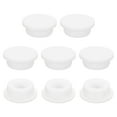thumbnail image 1 of 8Pack Silicone Hole Plug 29mm, White High Temp T Type Rubber Stoppers for 27.8-28.8mm Hole, 1 of 1