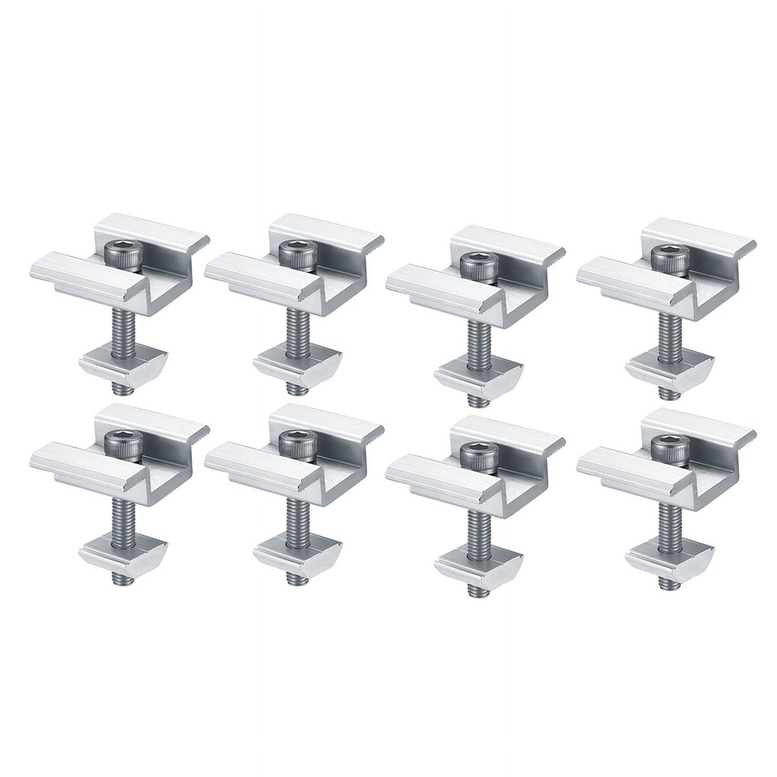 8Pack Solar Panel Mounting Brackets, Solar Panel End Clamps, Centre ...