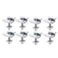 thumbnail image 1 of 8Pack Solar Panel Mounting Brackets, Solar Panel End Clamps, Centre Clamps, for PV Solar Panel Solar Module 30mm,8 x solar panel clamp brackets,Silver, 1 of 6