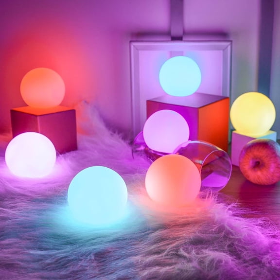 8Packs Rechargeable Floating Pool Lights, 3-Inch LED Balls, Fast Charging, 150F Durable Orb, Remote Control, 12hrs Working Time, 3 Timers, Inground/Above Pool Accessories, Aesthetic Room Dcor