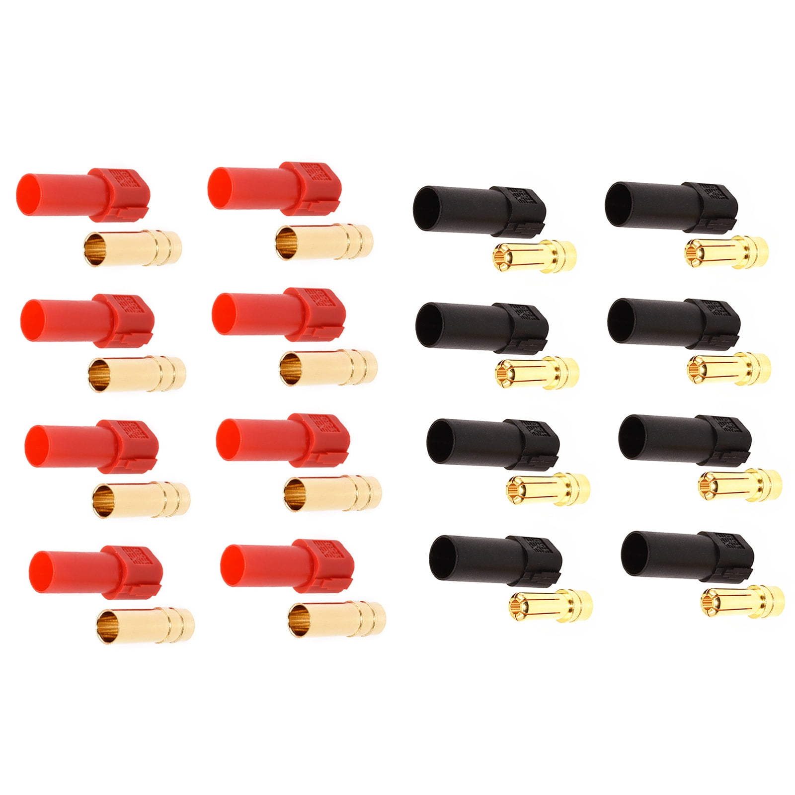 8Pairs Connector Set Solid Connection, Compact and Lightweight, 60A Rated Current for XT150 DIY Models