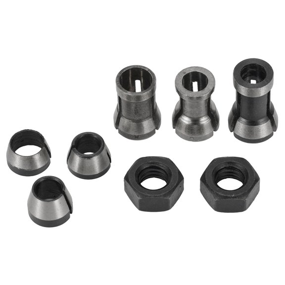 8Pc 6Mm/6.35Mm/8Mm Collet Chuck Engraving Trimming Machine Milling Cutter Tools