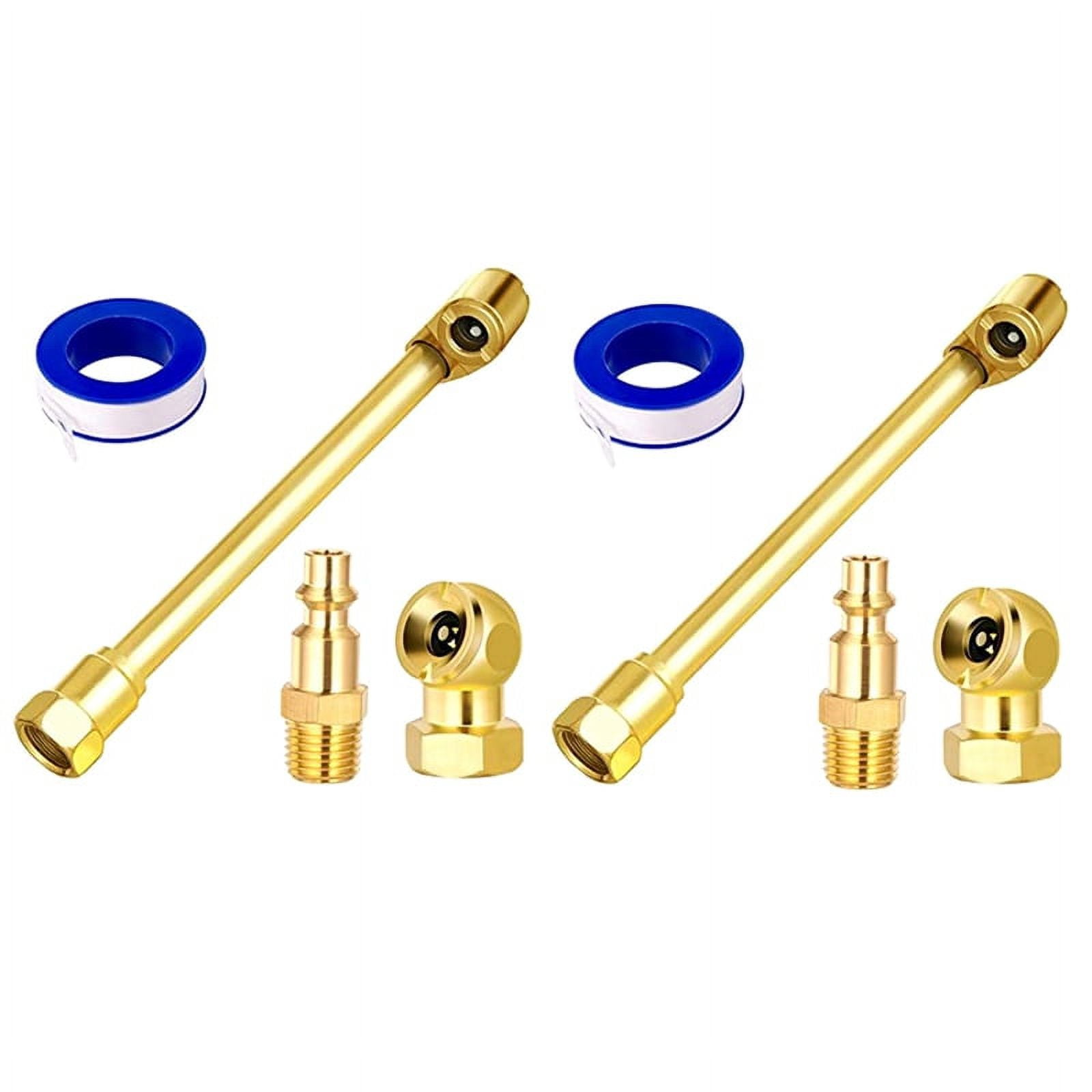 8Pc Air Chuck Set1/4In Female Closed Ball Chuck&Dual Head Air Chuck