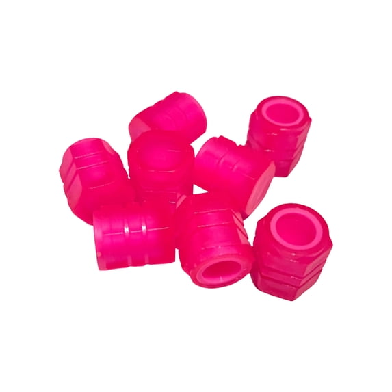 8Pc Neon Tire Valve Stem Caps, Assorted Neon Colored Tire Valve Caps For Bicycle Car Bike Motorcycle, Neon Tire Valve Covers With Secure Fit