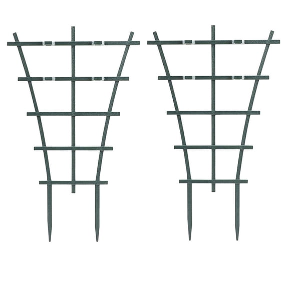 8Pc Plant Trellis for Climbing Plants, Stackable Garden Trellis, Plastic Plant Support Frame, Potted Plant Vine Trellis, DIY Lattice Grid for Indoor Outdoor Climbing Plants