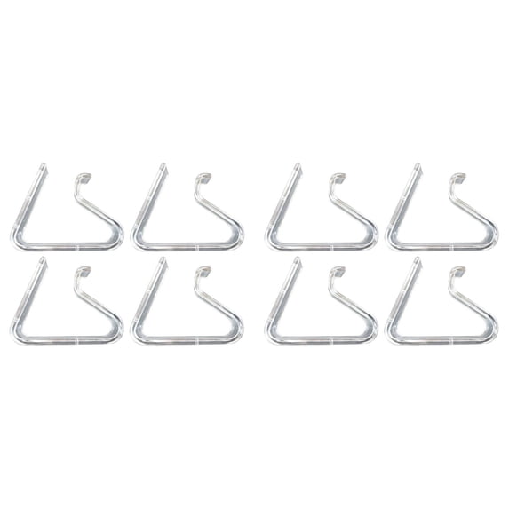 8Pc Transparent Tablecloth Clips,2.36x1.97" Clear Plastic Table Cover Clips, Tablecloth Fasteners, Table Skirt Clips, Durable Reusable Table Clamps for Indoor Outdoor Dining Party Wedding Camping