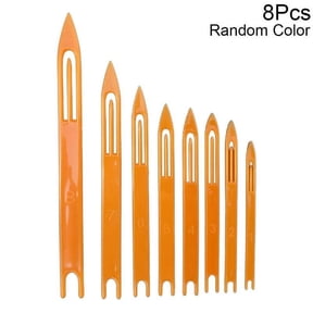 8Pcs 1# 2#Net Making Mending Needle For Fishing Trawls Color Shuttle Random Y7E6
