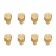 8Pcs 1/24 RC Brass Hex Nut Wheel Lock Replacement Wear Resistant