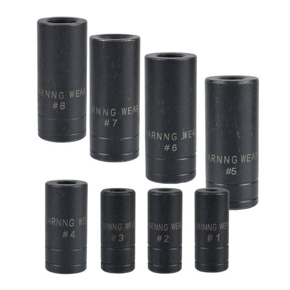 8Pcs 1/4 3/8 Hexagon Socket Wrench Head Standard Car Auto Truck Repair Tool For Ratchet Wrench Deep Sleeve Replacement