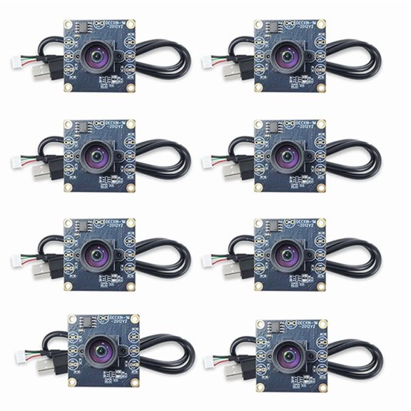 8Pcs 100 Degree Camera Module 1MP OV9732 1280x720 USB Free Driver Manual Focus with 1 Meter Cable for WinXP/7/8/10