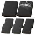 thumbnail image 1 of 8Pcs 100% Waterproof Patio Stretch Sofa Cushion Covers, Outdoor Cushion Cover Replacements, Patio Furniture Cushions Couch Slipcovers Chair Seat Cover Protector (Black), 1 of 12