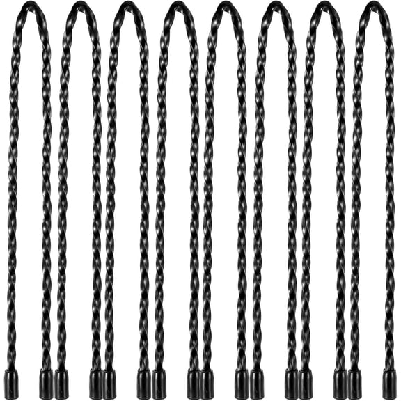 8Pcs 12 Inch Reusable Silicone Gear Ties Steel Core Cable Organizer