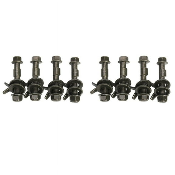 8Pcs 14mm Steel Car Four Wheel Alignment Adjustable Camber Bolts 10.9 Intensity