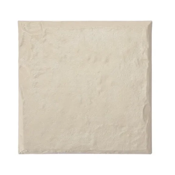 8Pcs 15.5x15.5in Beige Plastic Garden Stepping Stones with Stakes Weather Resistant Smooth Surface Pathway Pavers for Outdoor Lawn Patio Landscape