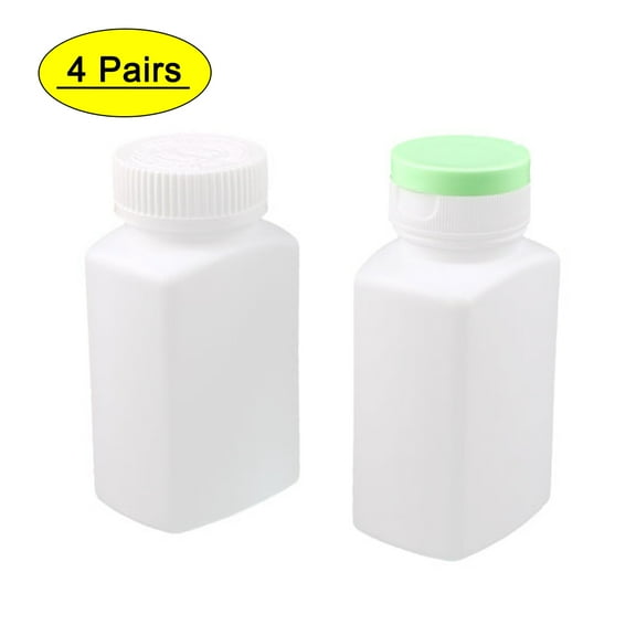 8Pcs 150cc Empty Plastic Bottles Sample Bottles White