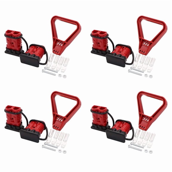 8Pcs 175A 1/0 AWG Battery Power Connector Cable Quick Connect Disconnect Kit for Connector for Car ATV Winch