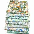 thumbnail image 1 of 8Pcs 18x22 inch Quilting Cotton Fabric Squares Quilting Supplies Multi-Color Design Printed Floral Fabric for DIY(Green), 1 of 14