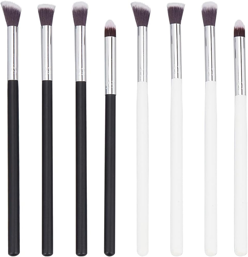 8Pcs 2 Colors Mini Blending Brushes Dry Miniature Painting Set Background Blender Paintbrush Facial Eyeshadow Small Detailed Brush For Card Making - View #3