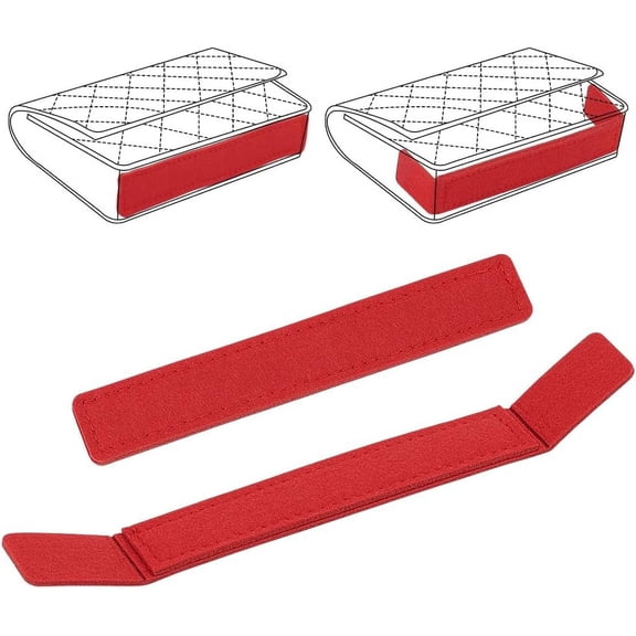 8Pcs 2 Styles Purse Base Shaper for WOC Bag Bag Felt Liner Board Insert Base Shaper with Wings for Wallet Chain Bags Rectangle Purse Bottom Shaper Saver for Crossbody Cosmetic Bag Red