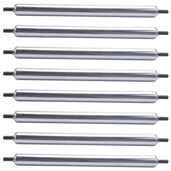 8Pcs 25mm x 300mm Carboon Steel Assembly Line Conveyor Roller