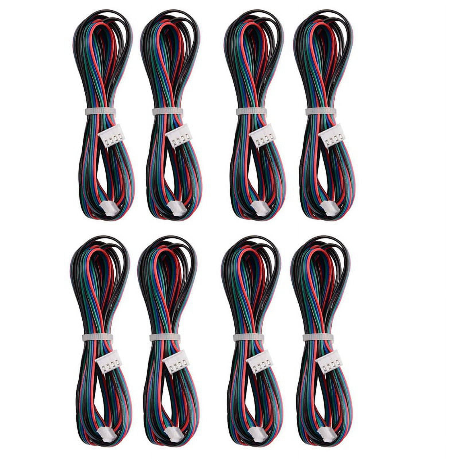 8Pcs 2M Motor Connector Cables XH2.54 4Pin to XH2.0 6Pin White Terminal ...