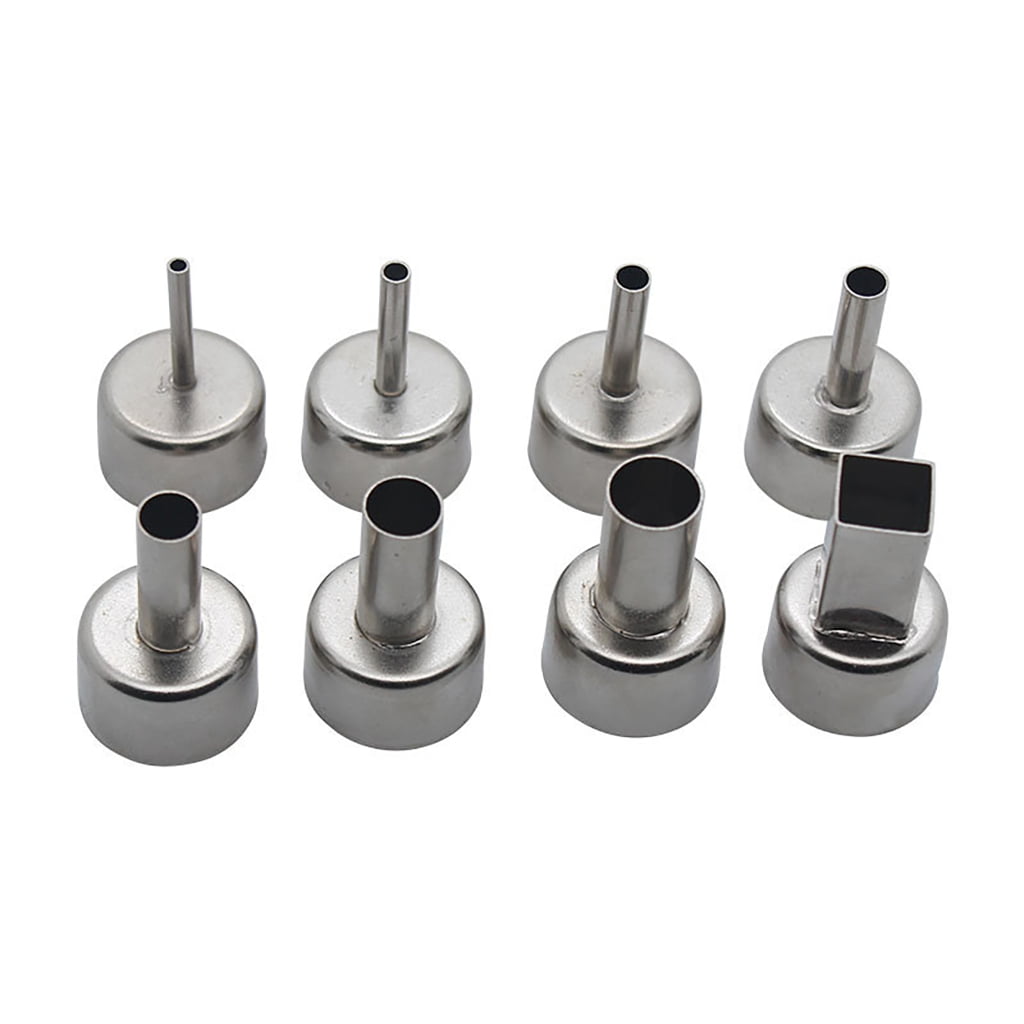 2-Pack Heat Gun Nozzles – Stainless Steel Welding Nozzles, 5x14mm & 5x10mm, Fit Most Hot Air Guns For PVC & PP Welding