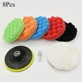 thumbnail image 1 of 8Pcs 3-7inch Buffing Pad Set Thread Auto Car Repair Polishing Pad Kit for Car Polisher+Drill Adaptor Power Tools Accessories, 1 of 6