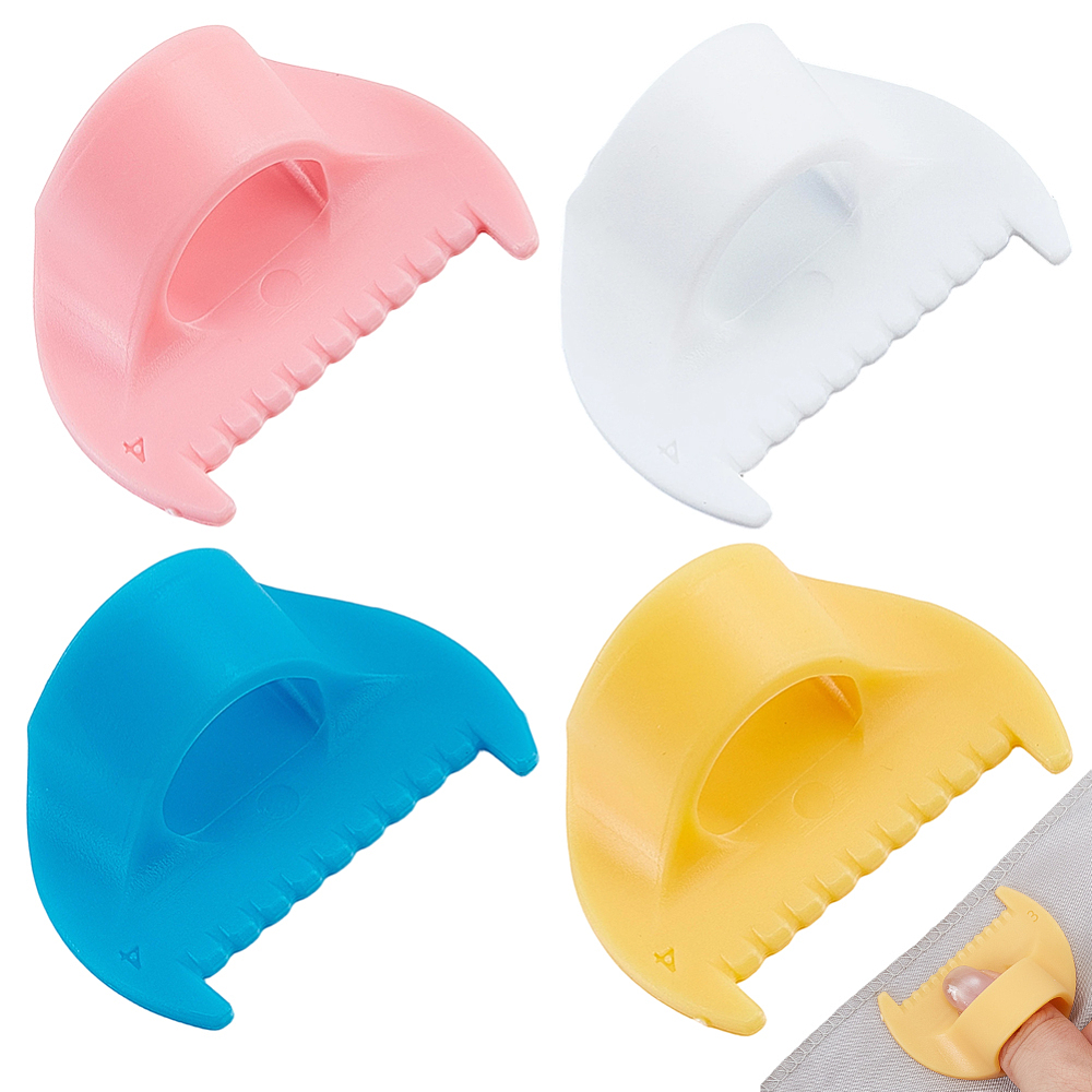 Sew Lock 8Pcs 4 Colors Edge Stitch Tool 4mm Colorful Plastic Sewing Locks Needle ...