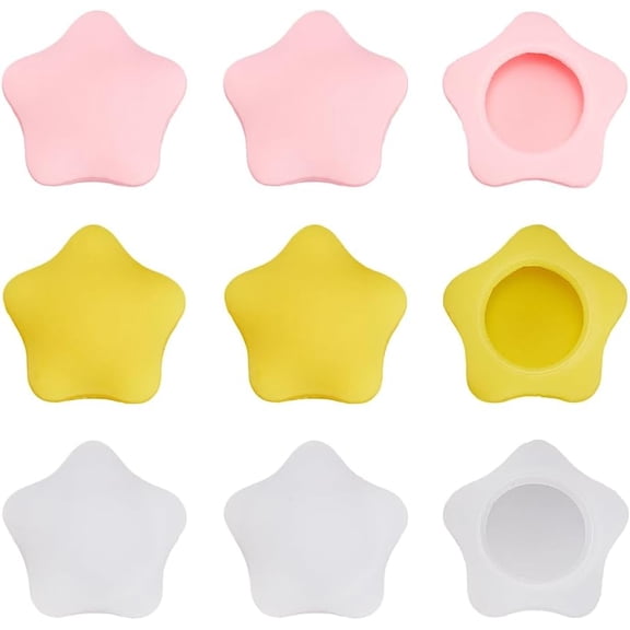 8Pcs 4 Colors Lemon Thumb Grip Caps Kawaii Lemon Jostick Botton Caps Cute Fruit Analog Grips Cover Compatible with Switch Mixed Color for DIY Switch Lite Joystick Controller Decor