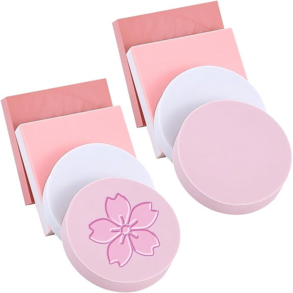 8Pcs 4 Styles Pink Rubber Carving Blocks Round Square Linoleum Blocks for Printmaking Stamp Soft Rubber Crafts DIY Crafting Scrapbook Beginners Professional for DIY