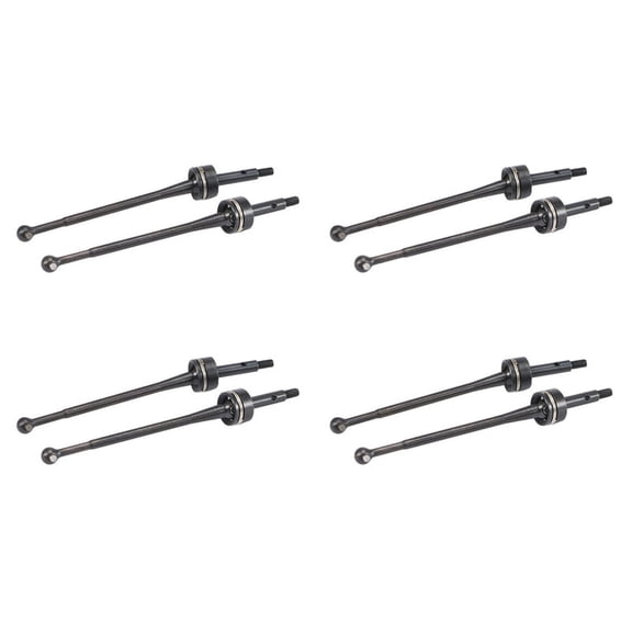 8Pcs 45 Hardened Steel CVD Drive Shaft for 144001 124019 LC Racing 1/14 RC Drift Car Upgrade Parts,A