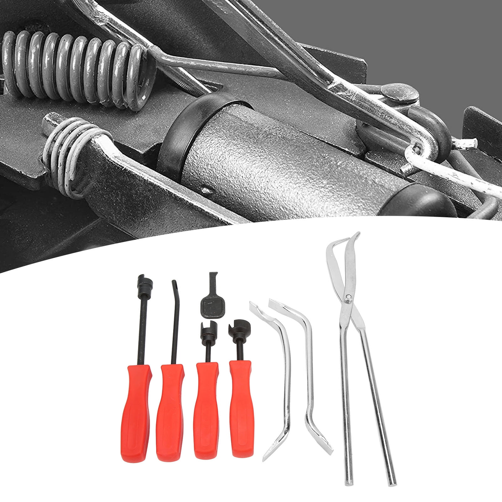 8Pcs 45 Steel Universal Professional Drum Brake Puller Tool Kit Master