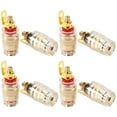 thumbnail image 1 of 8Pcs 4mm Amplifier Speaker Terminal Binding Post Banana Plug Jackk1464, 1 of 4