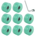 thumbnail image 1 of 8Pcs 58mmx32mm,82A Outdoor/Indoor Quad Roller Skate Wheels,PU Wheels Replacements Double-Row Skating Accessories, 1 of 10