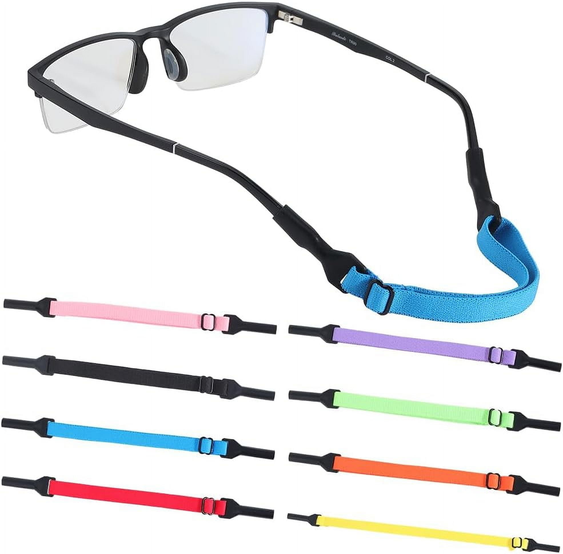 Elastic Rope Keeper 8Pcs 8 Colors Adjustable Glasses Straps No Tail Eyewear Retainer Keeper ...
