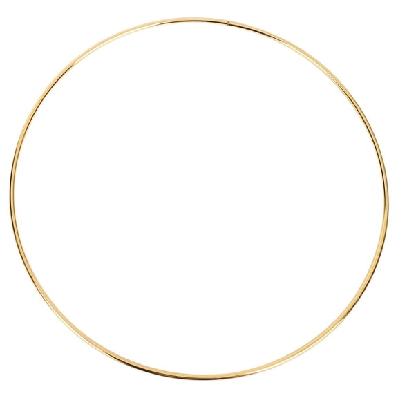 8Pcs 8 Inches Catcher Rings Metal Hoops Macrame Ring for Crafts and Catcher Supplies, Gold