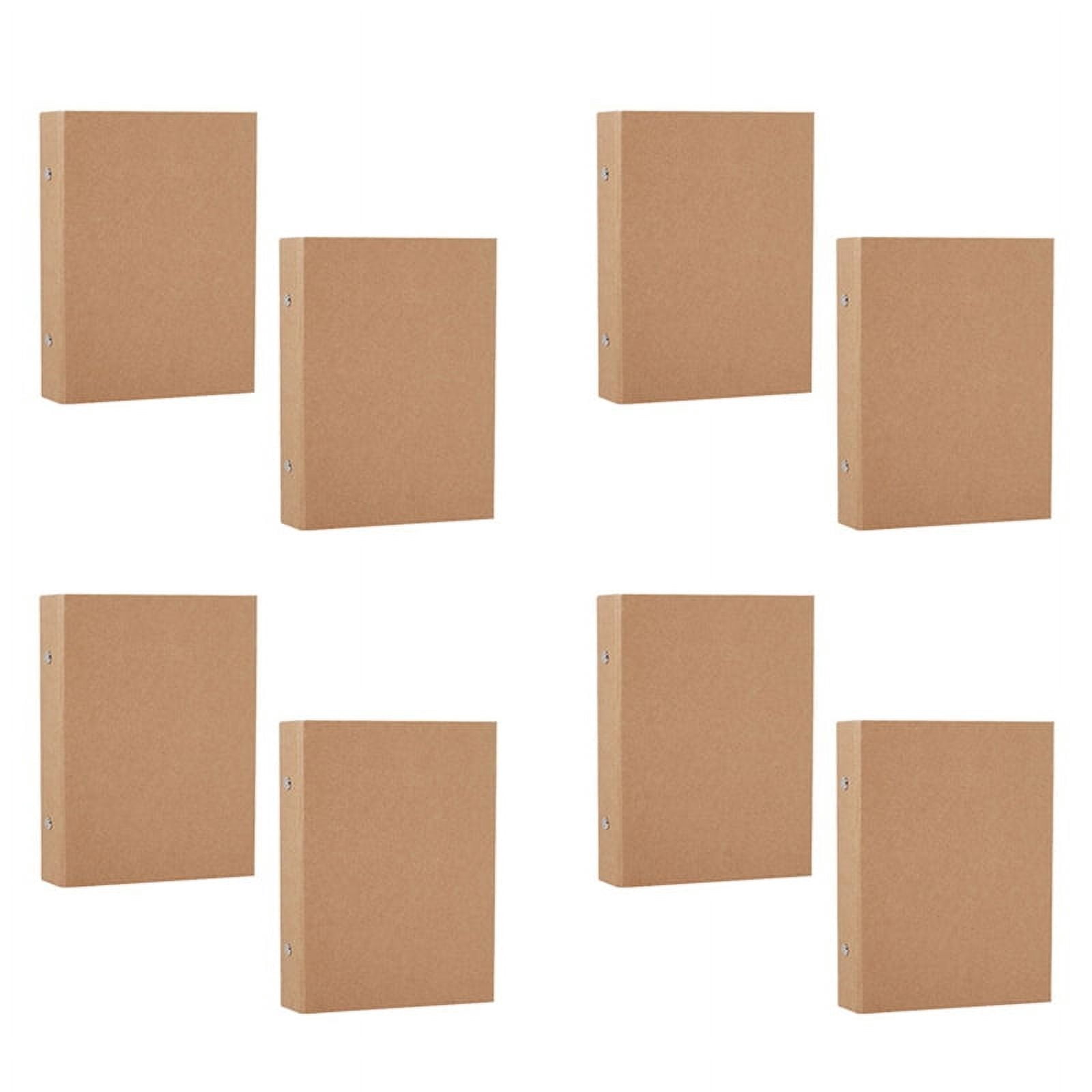 8Pcs A5 Refillable Ring Binder,A5  Paper Binder Tray with 2 Rings to Add Loose Sheets,A5  Paper Folders