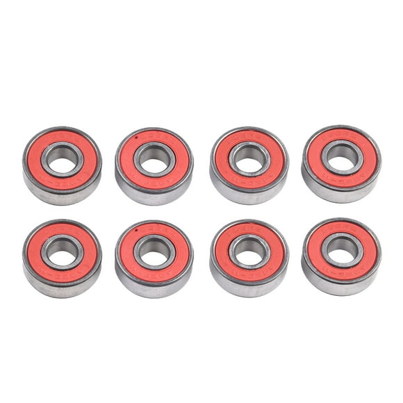 8Pcs Abec-11 Skate Wheel Bearings High Speed Inner/Outer Diameter 8/22Mm Low Noise 608 Skate Bearing High-Temperature Bearings Red