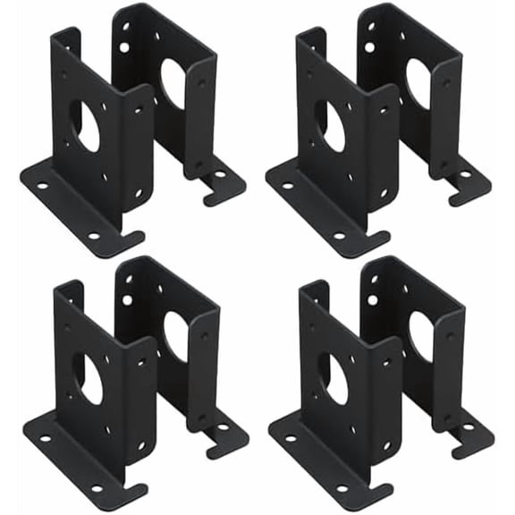 8Pcs Adjustable 4x4 Fence Post Anchor Base Brackets Floor Flange Heavy Duty Solid Pergola Post Base Brackets kit for Deck Handrail Railing Mailbox$$Tools & Hardware Other