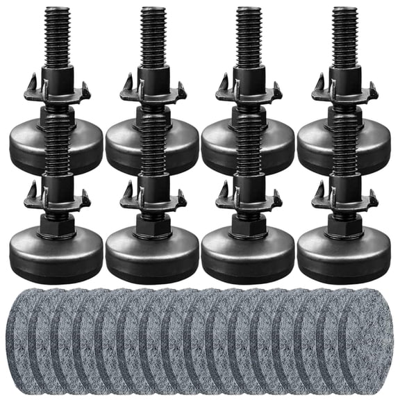 8Pcs Adjustable Leveling Feet Furniture Levelers Table Feet Heavy Duty Leg Levelers for Tables Chairs Cabinets & Patio Furniture
