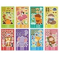 thumbnail image 1 of 8Pcs Adorable Character Peels Off Stickers Tablets Skin Upgrades Creative Craft Project Materials, 1 of 8