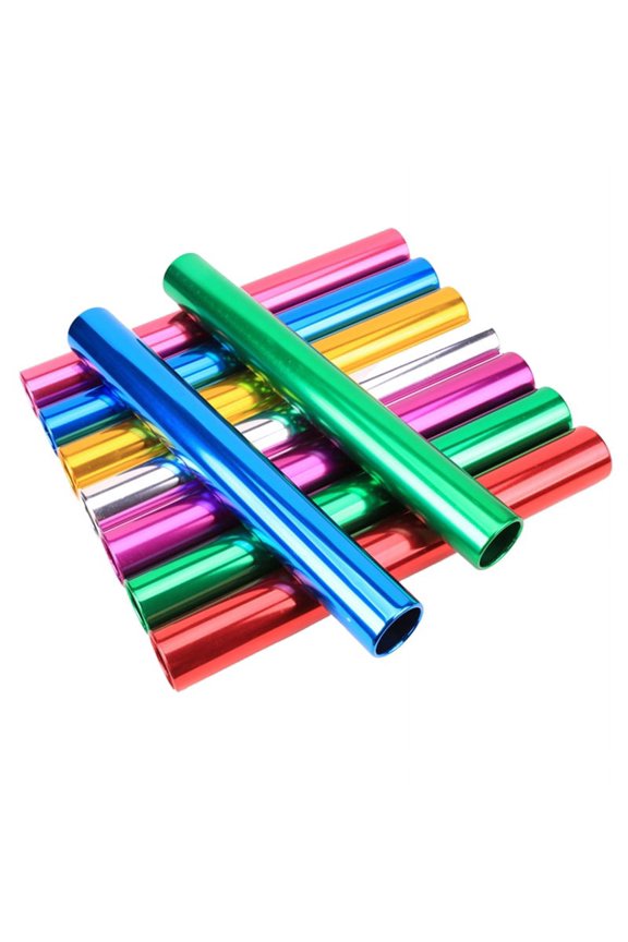 8Pcs Aluminum Relay Batons Sports Field Race Batons for Track and Field Races, Gym, Running