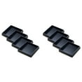 thumbnail image 1 of 8Pcs Anti-Slip Furniture Pads- 2.5x2.5In Square Rubber Anti Skid Caster Cups, Leg Coasters-Couch, Chair, Bed Stoppers, 1 of 4