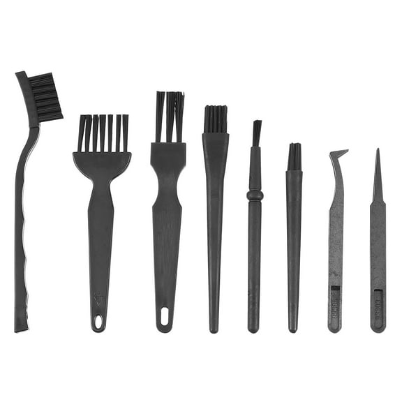 8Pcs Anti-Static Cleaning Brush Set for Home & Keyboard