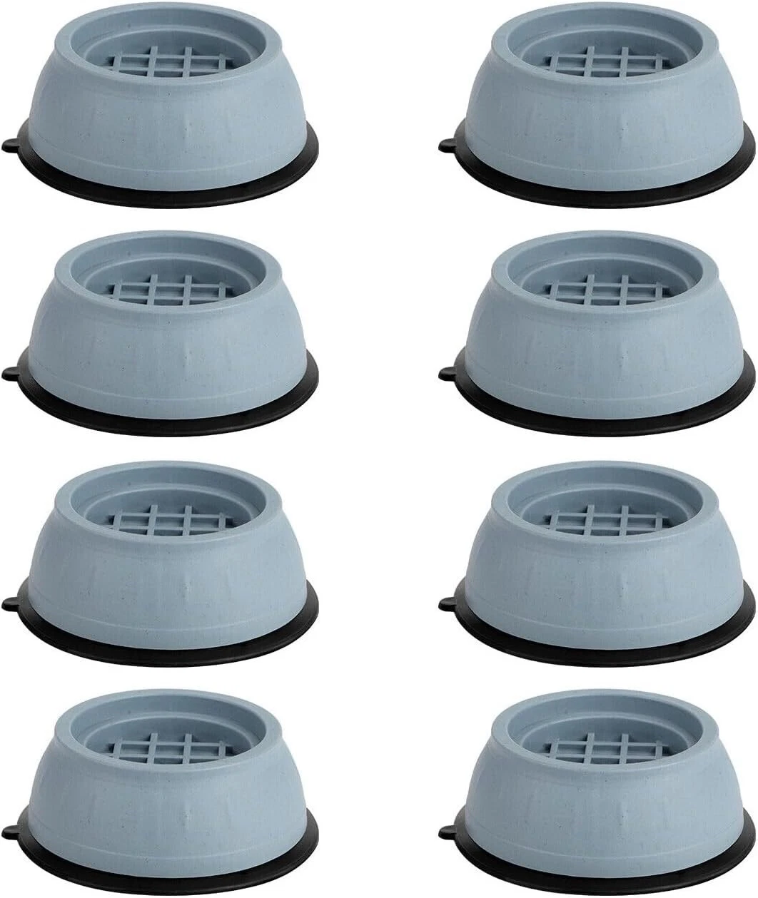 8Pcs Anti Vibration Washing Machine Mats Support Anti-Slip Rubber Feet Base Pads