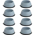 thumbnail image 1 of 8Pcs Anti Vibration Washing Machine Mats Support Anti-Slip Rubber Feet Base Pads, 1 of 6